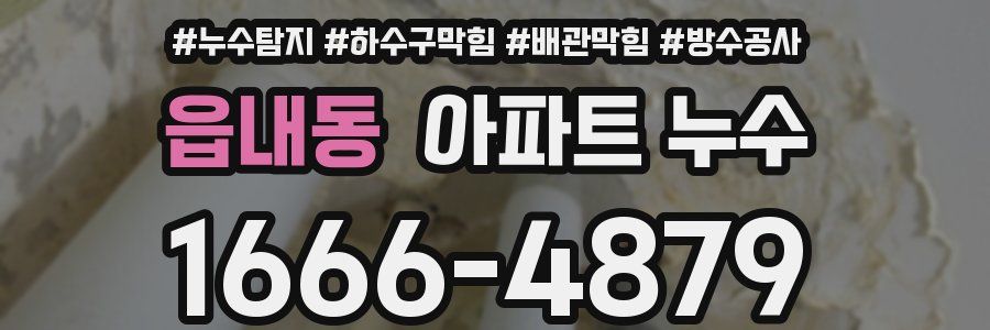 읍내동 아파트 누수