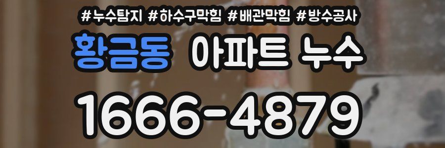 황금동 아파트 누수