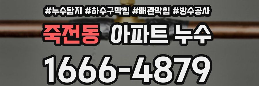 죽전동 아파트 누수
