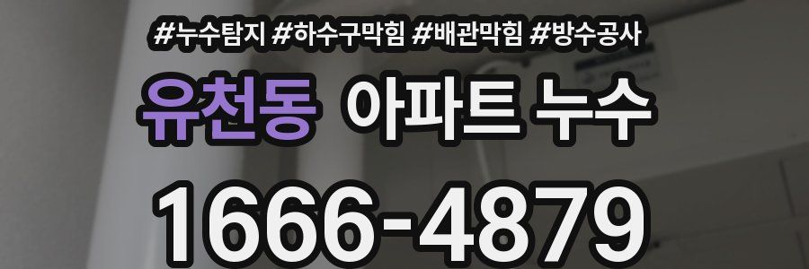 유천동 아파트 누수