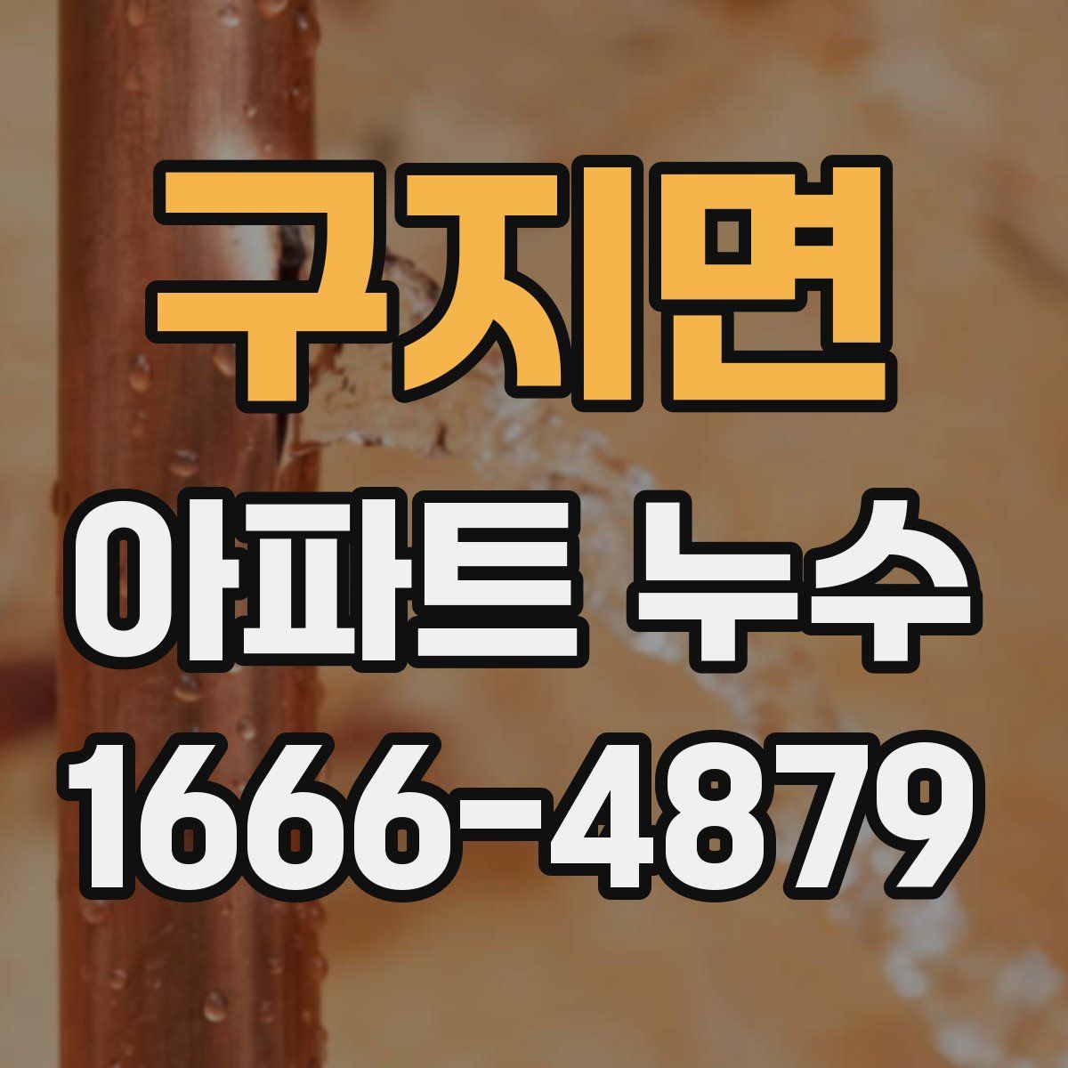 구지면 아파트 누수