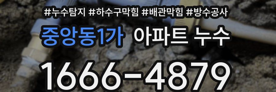 중앙동1가 아파트 누수