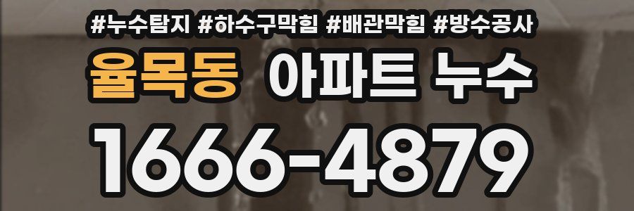 율목동 아파트 누수