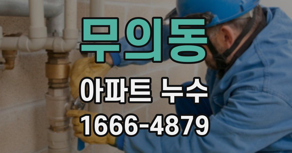 무의동 아파트 누수