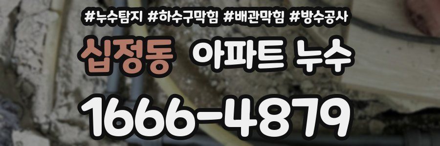십정동 아파트 누수
