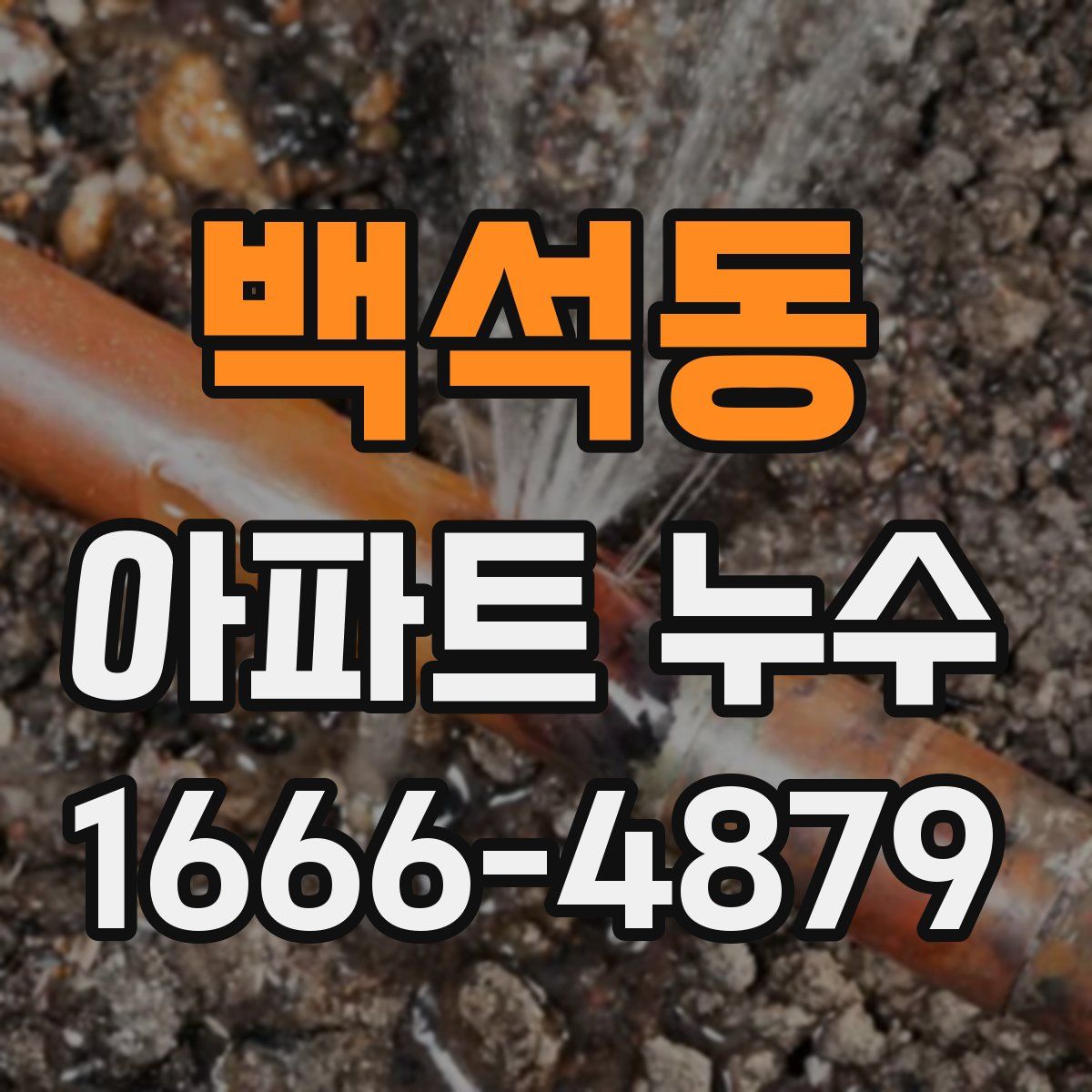 백석동 아파트 누수