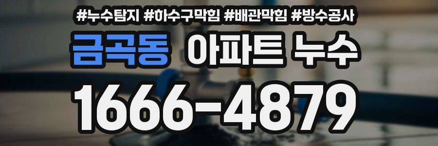 금곡동 아파트 누수