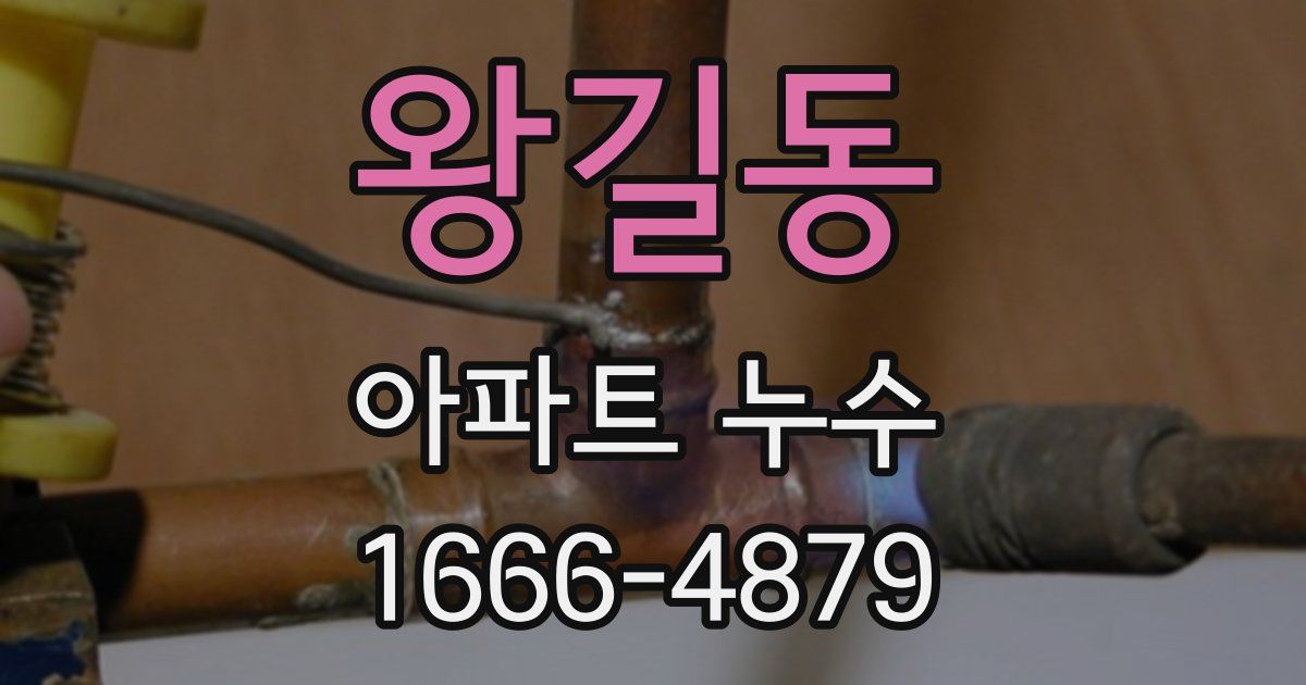 왕길동 아파트 누수
