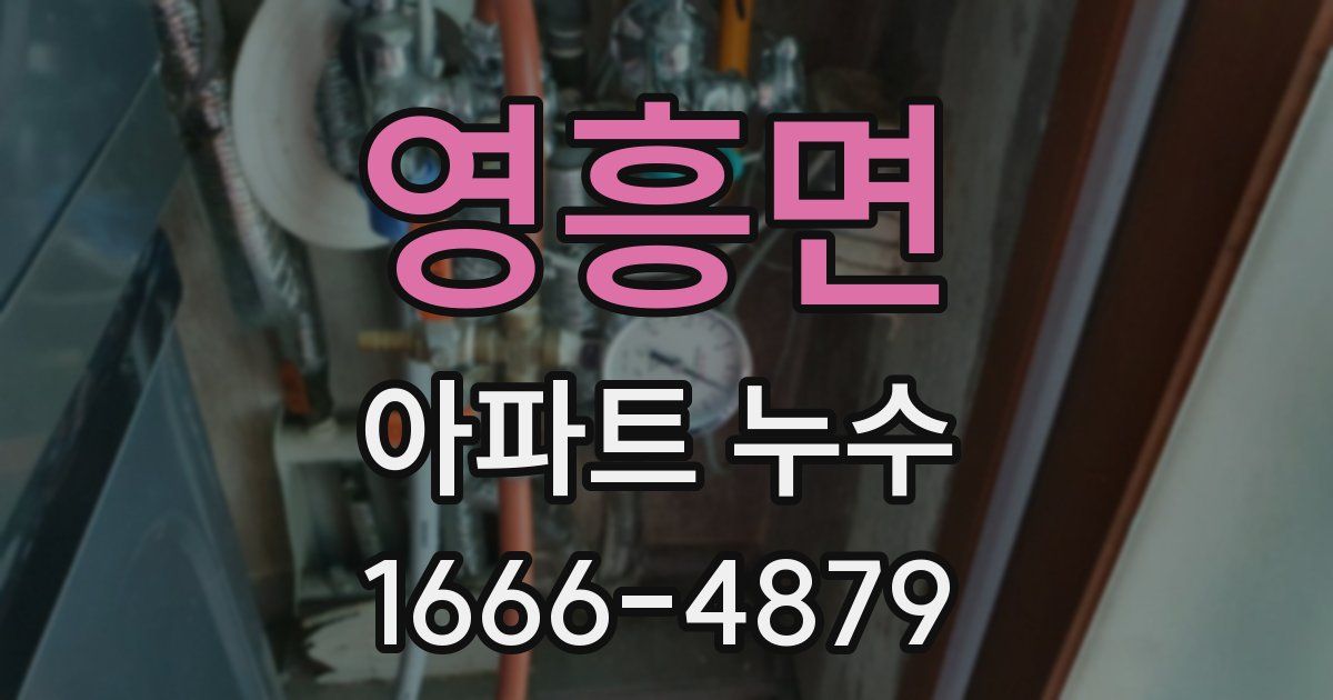 영흥면 아파트 누수