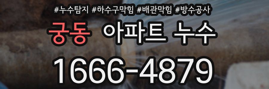 궁동 아파트 누수