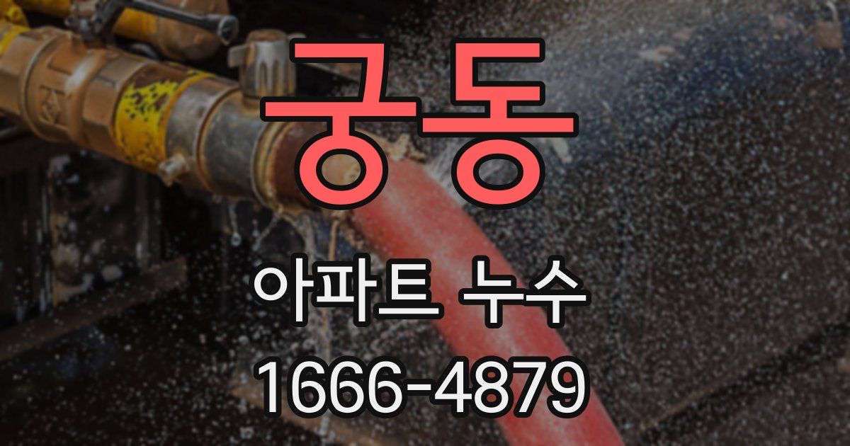 궁동 아파트 누수