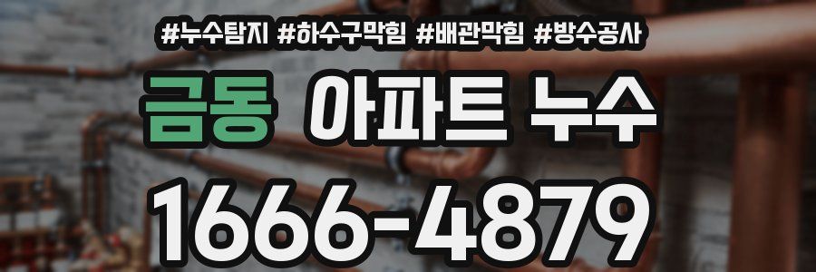 금동 아파트 누수