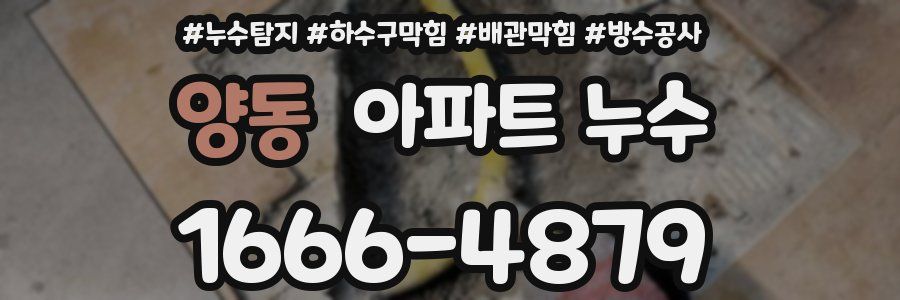 양동 아파트 누수