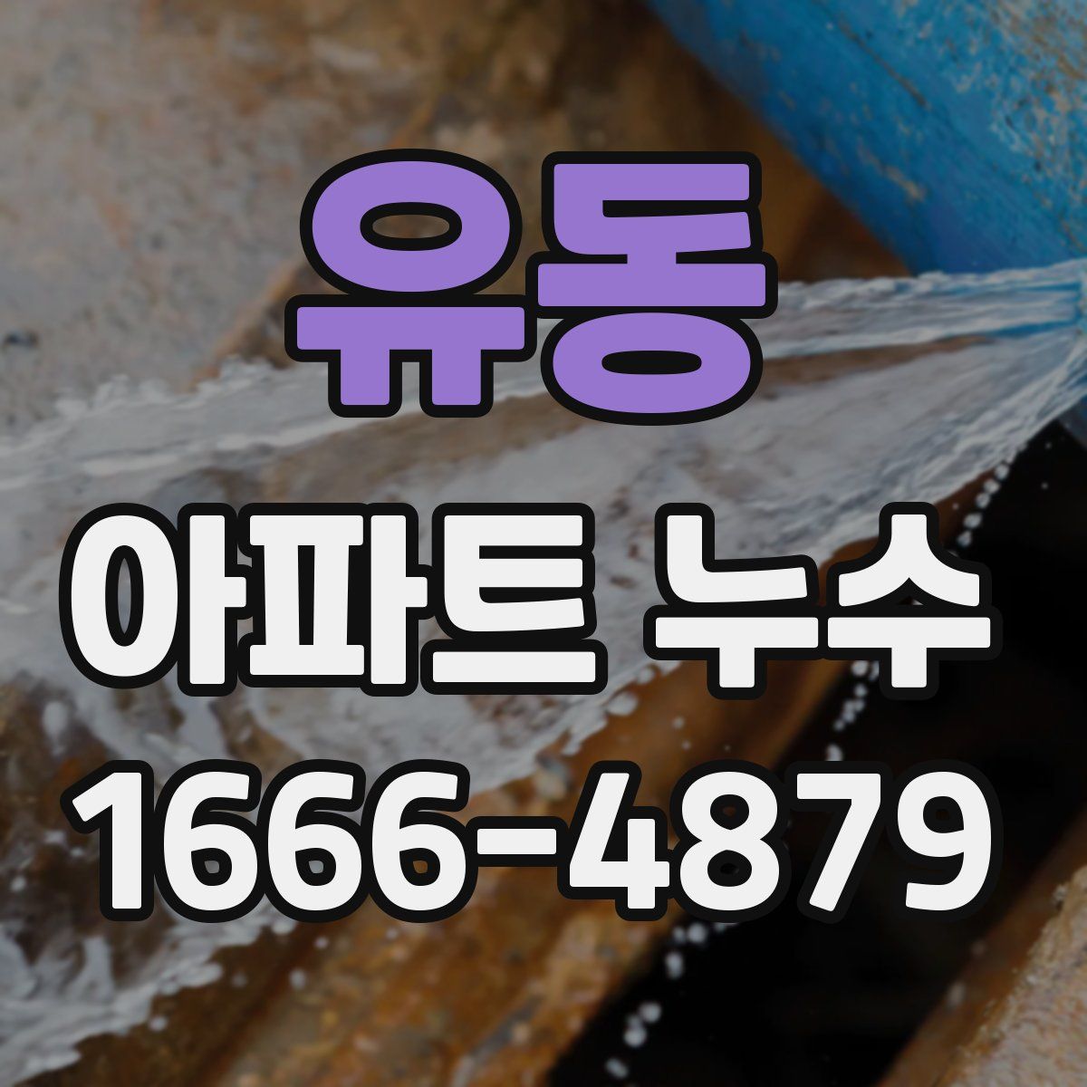 유동 아파트 누수