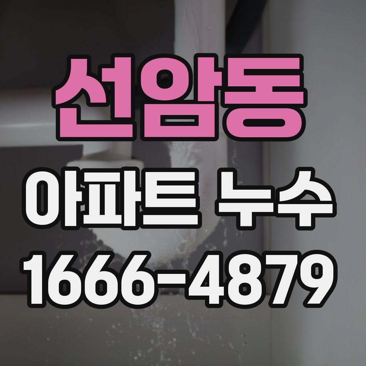 선암동 아파트 누수