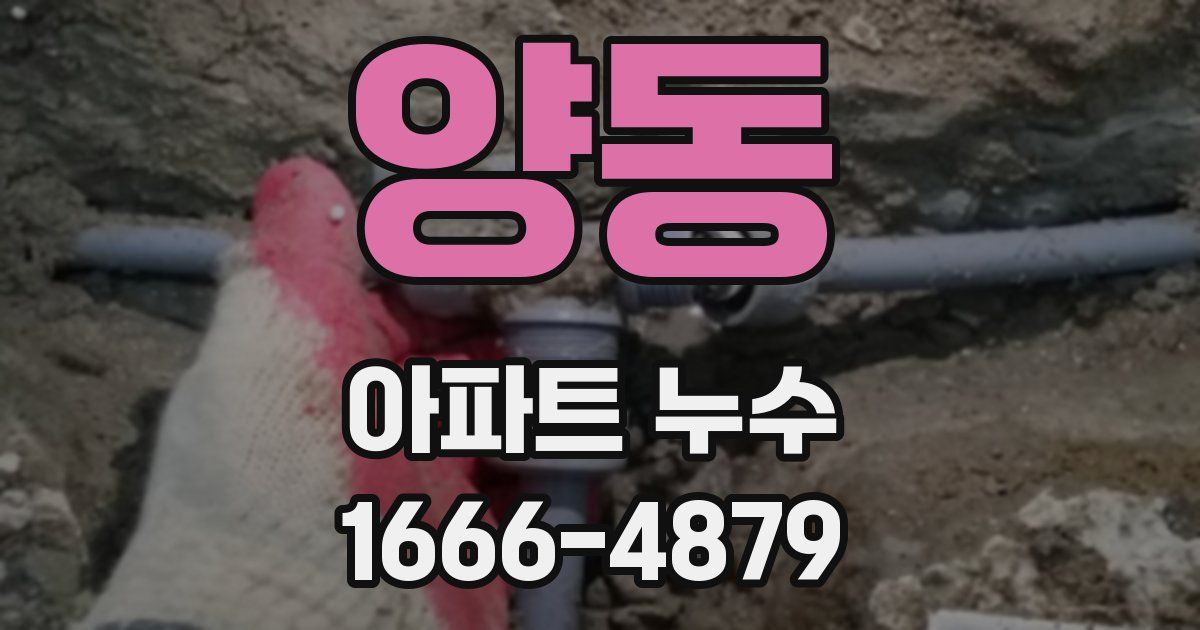 양동 아파트 누수