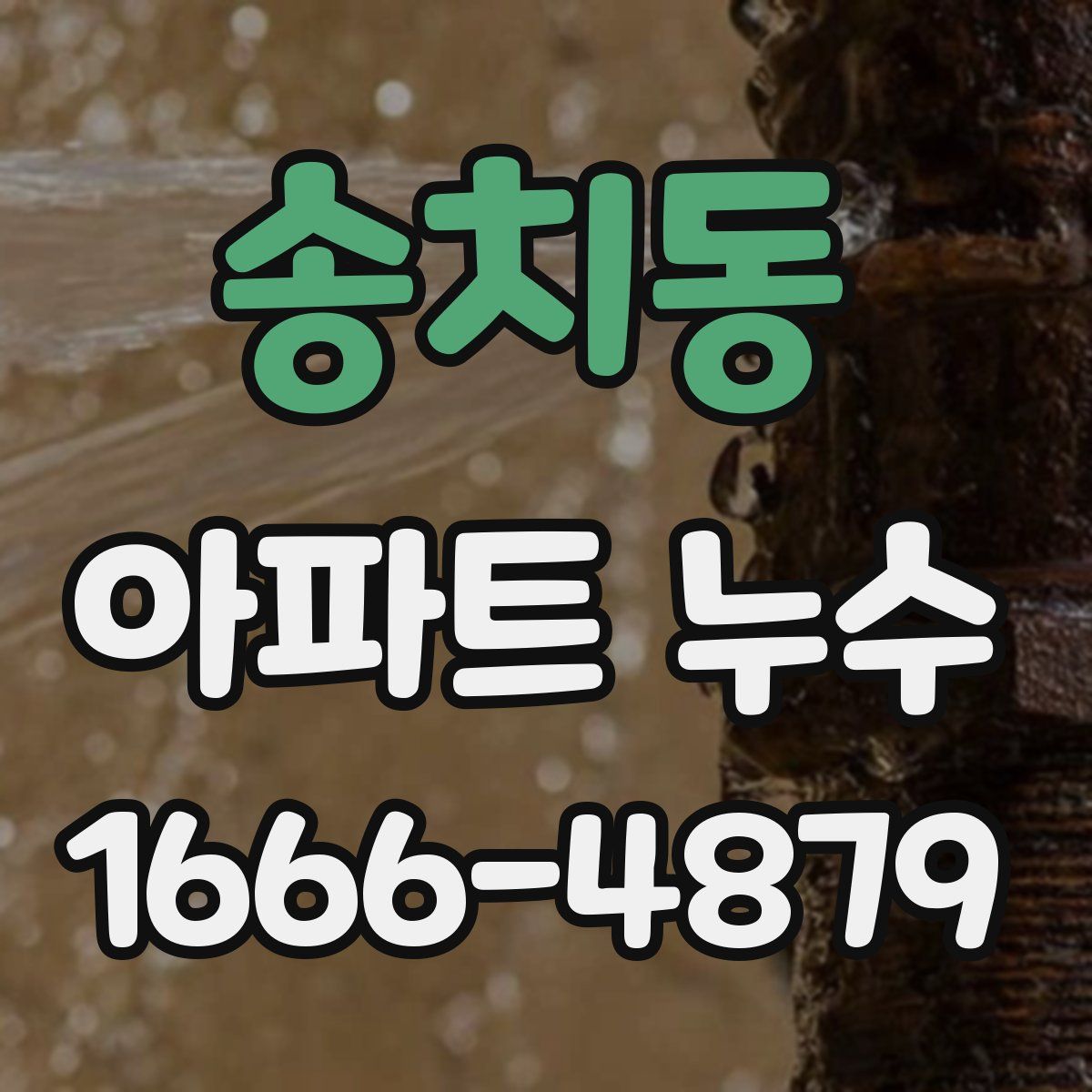 송치동 아파트 누수