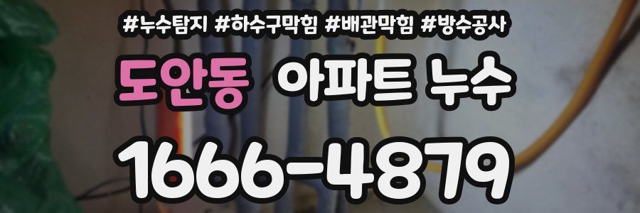 도안동 아파트 누수