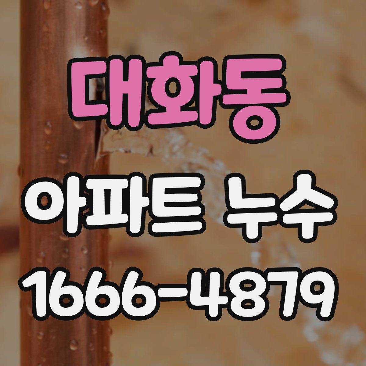 대화동 아파트 누수