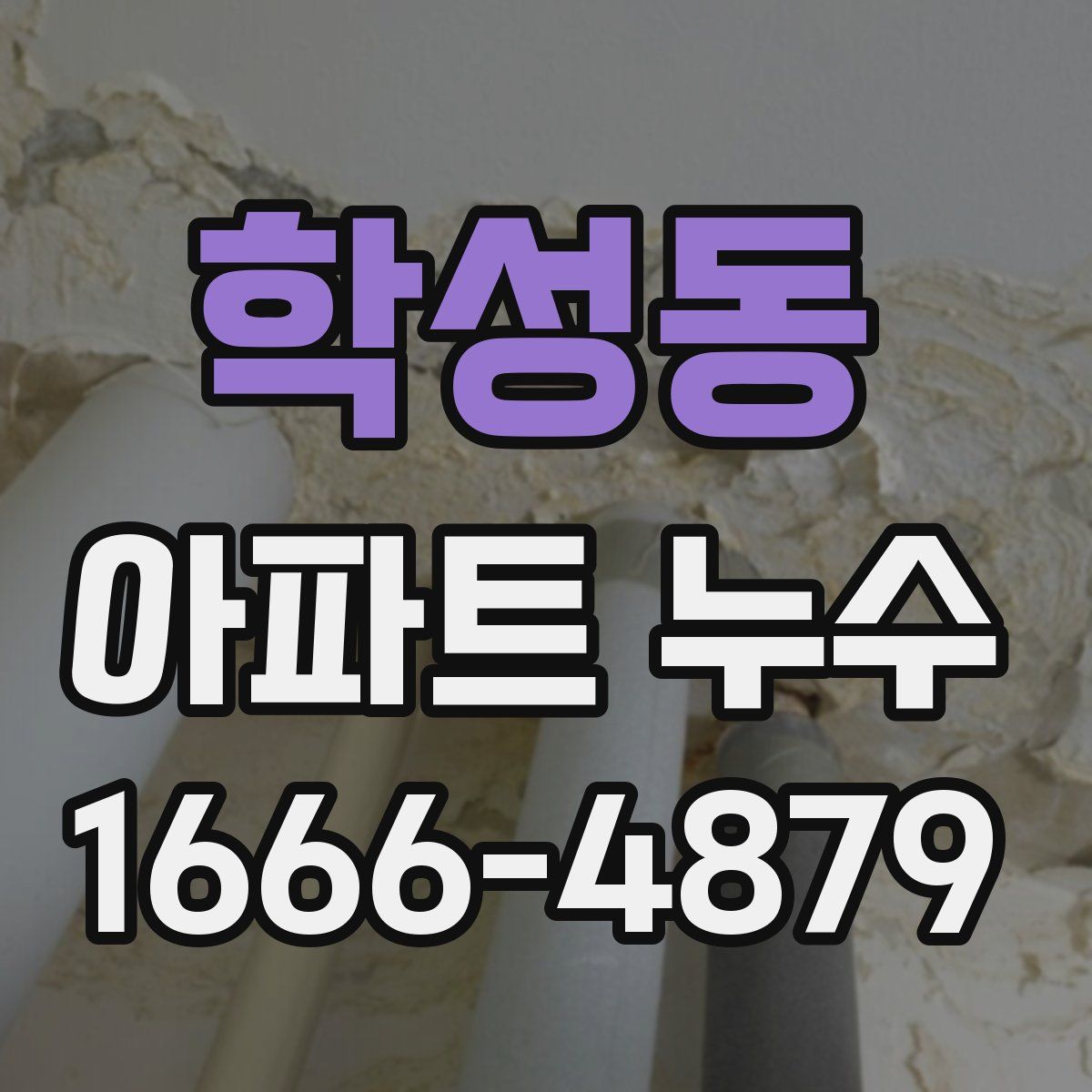 학성동 아파트 누수