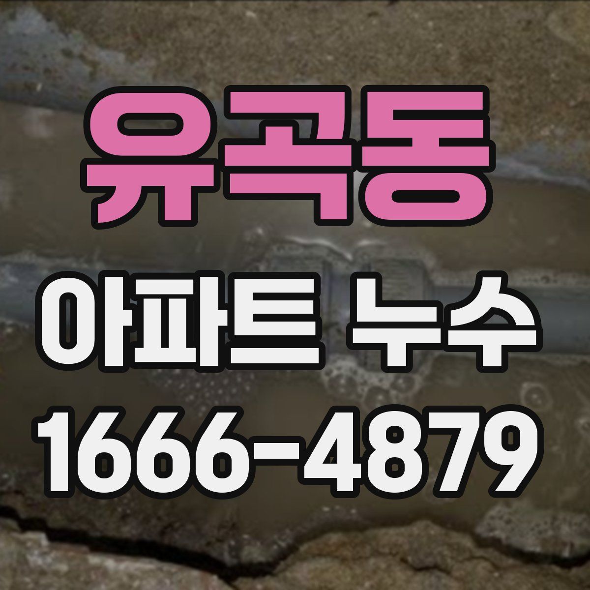 유곡동 아파트 누수