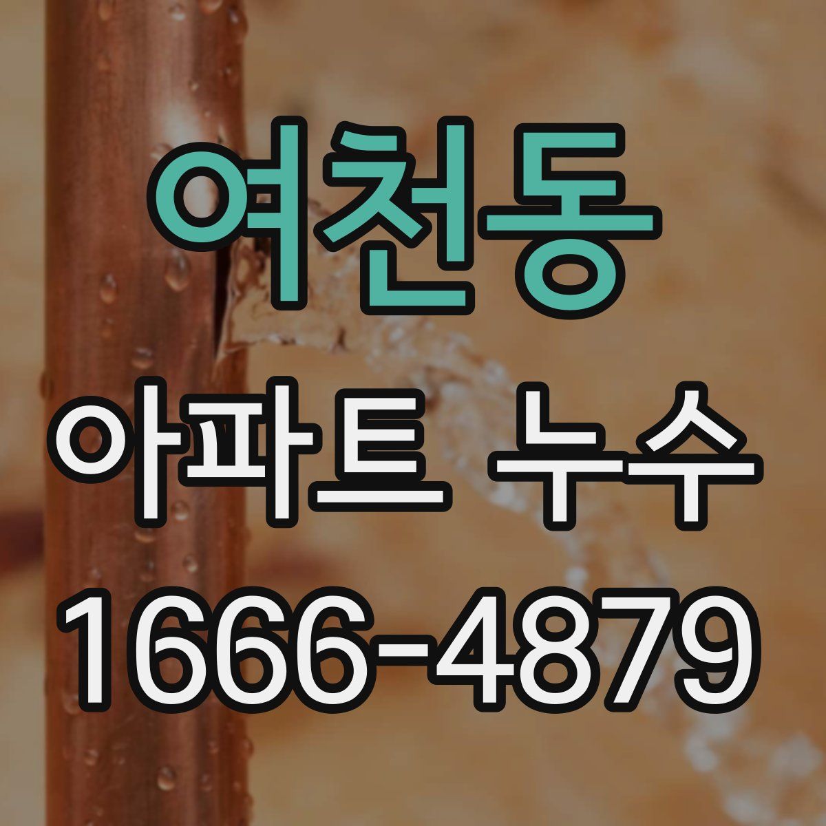 여천동 아파트 누수