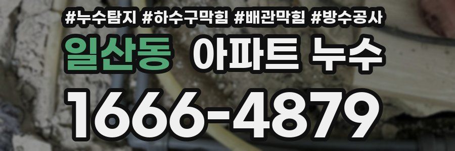 일산동 아파트 누수