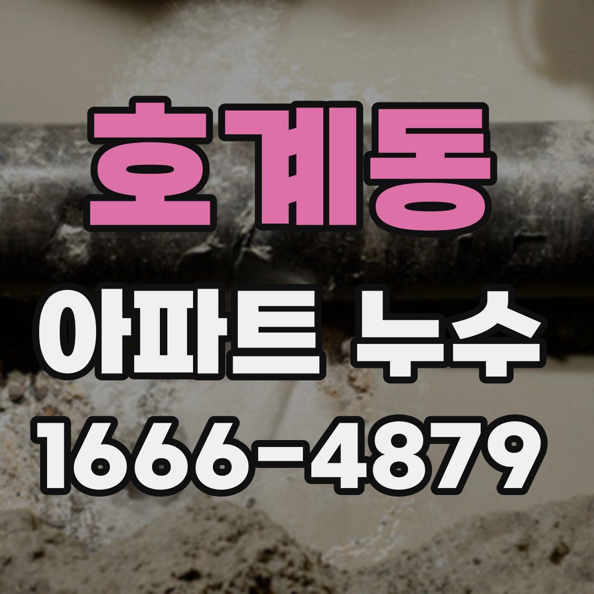 호계동 아파트 누수