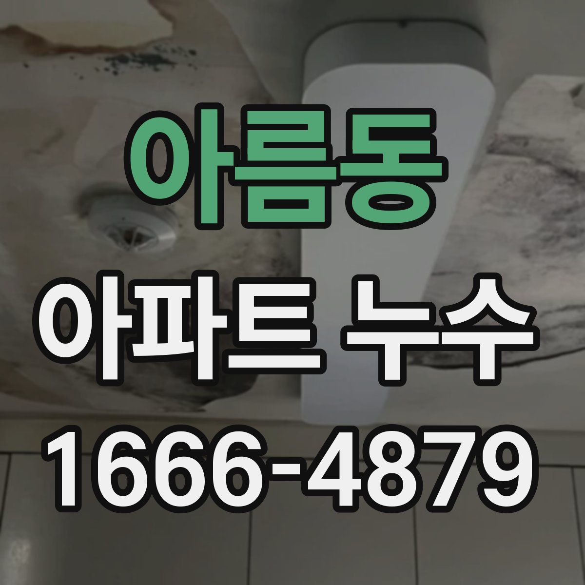 아름동 아파트 누수