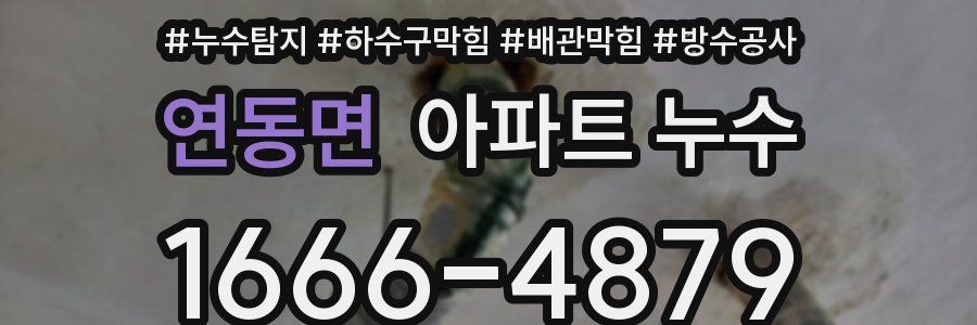 연동면 아파트 누수