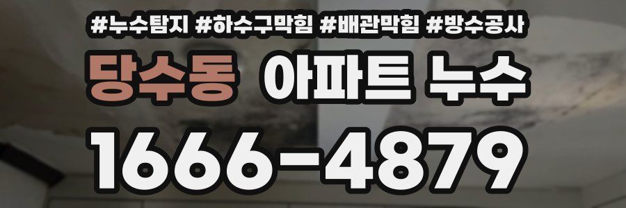 당수동 아파트 누수