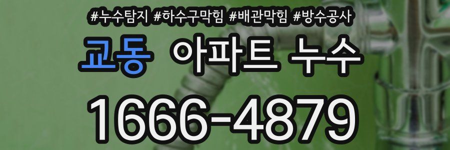 교동 아파트 누수