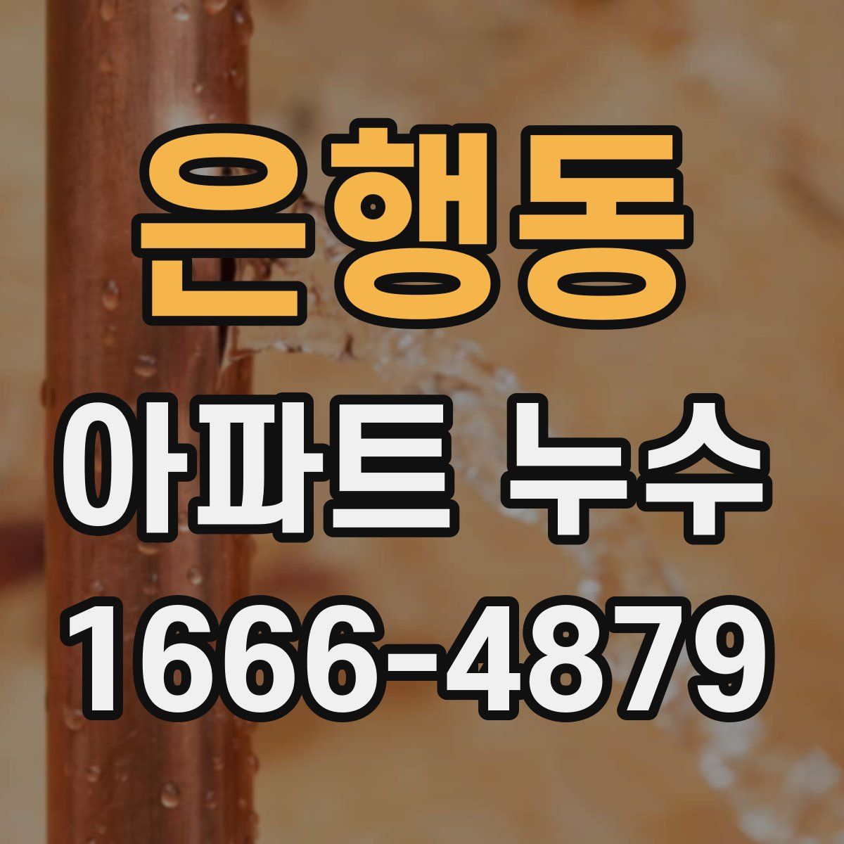 은행동 아파트 누수