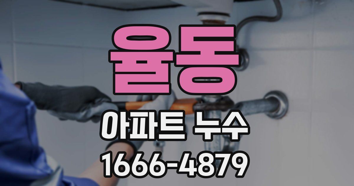 율동 아파트 누수