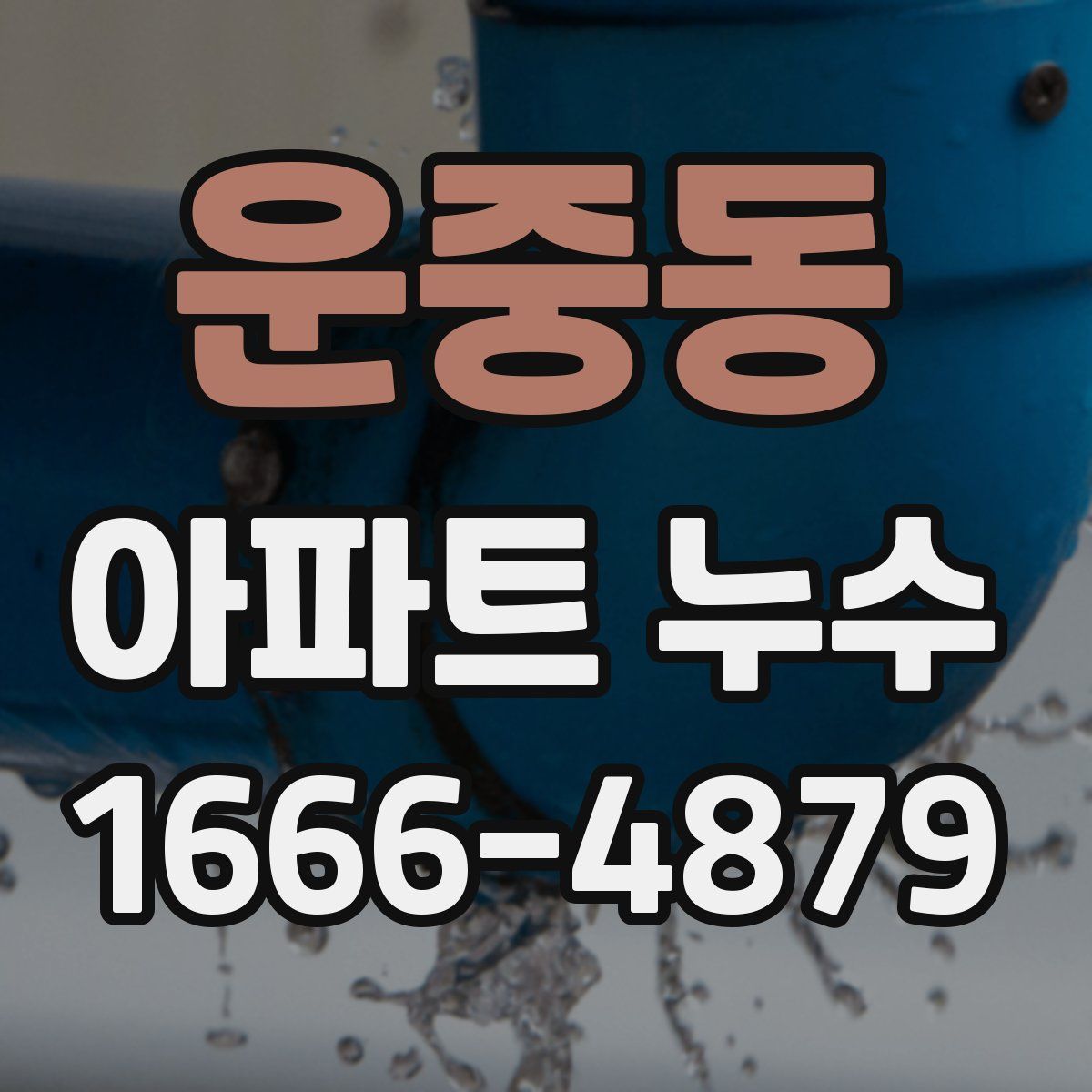 운중동 아파트 누수