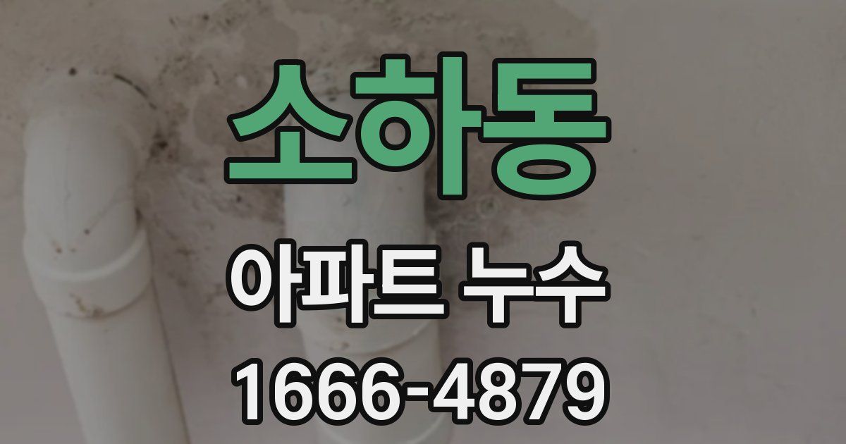 소하동 아파트 누수