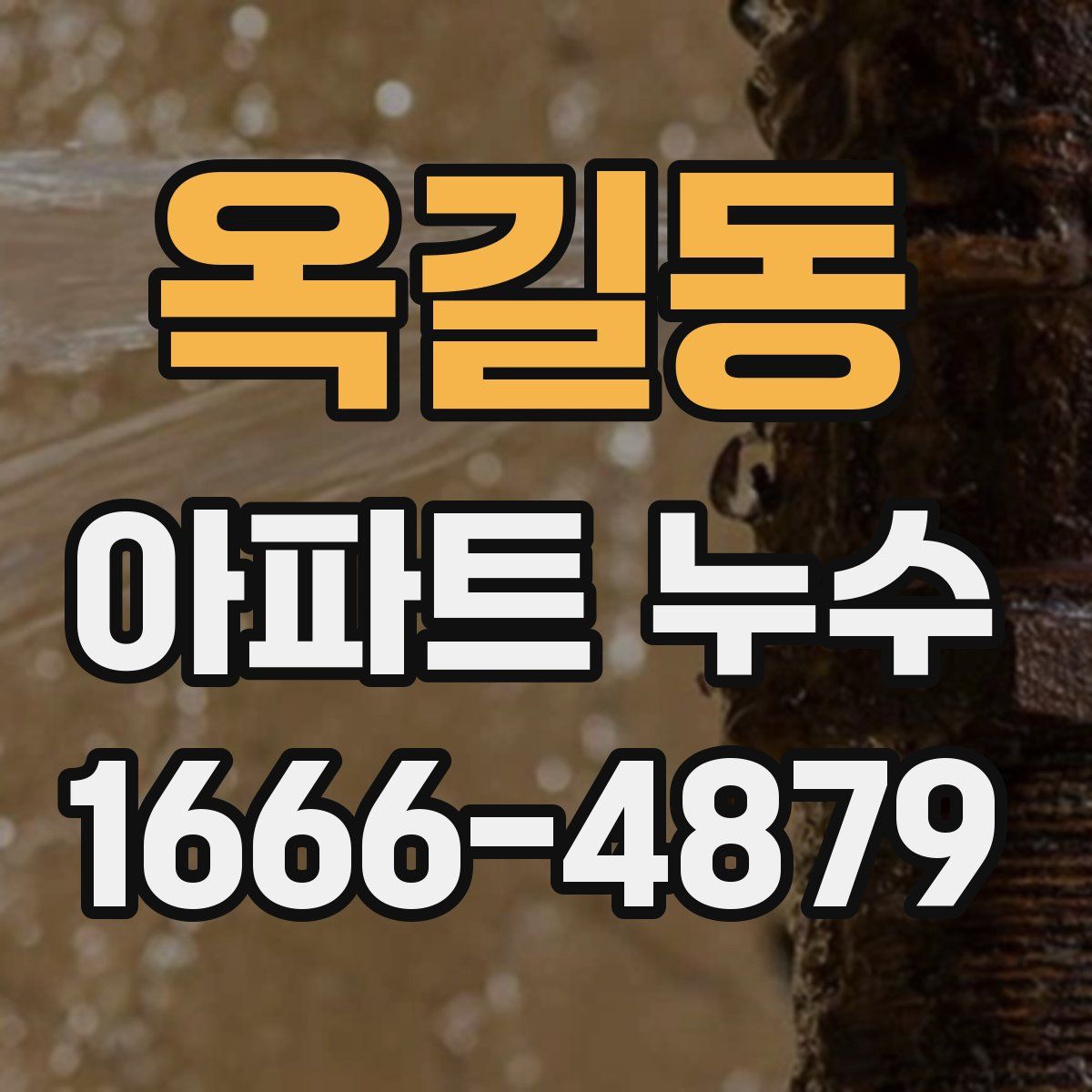 옥길동 아파트 누수