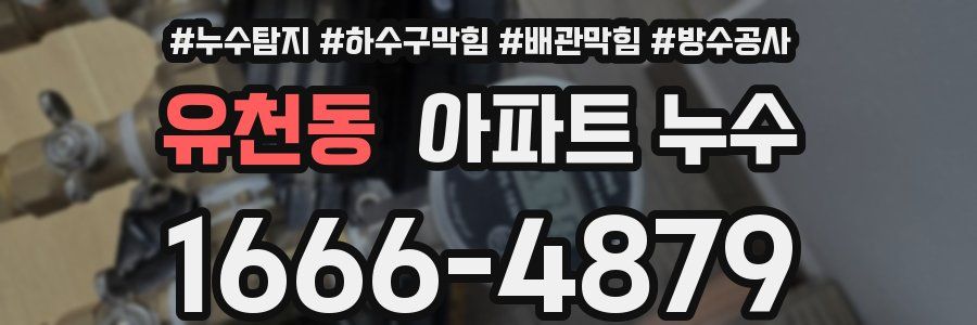 유천동 아파트 누수