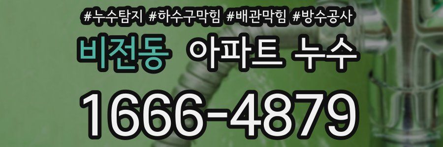 비전동 아파트 누수