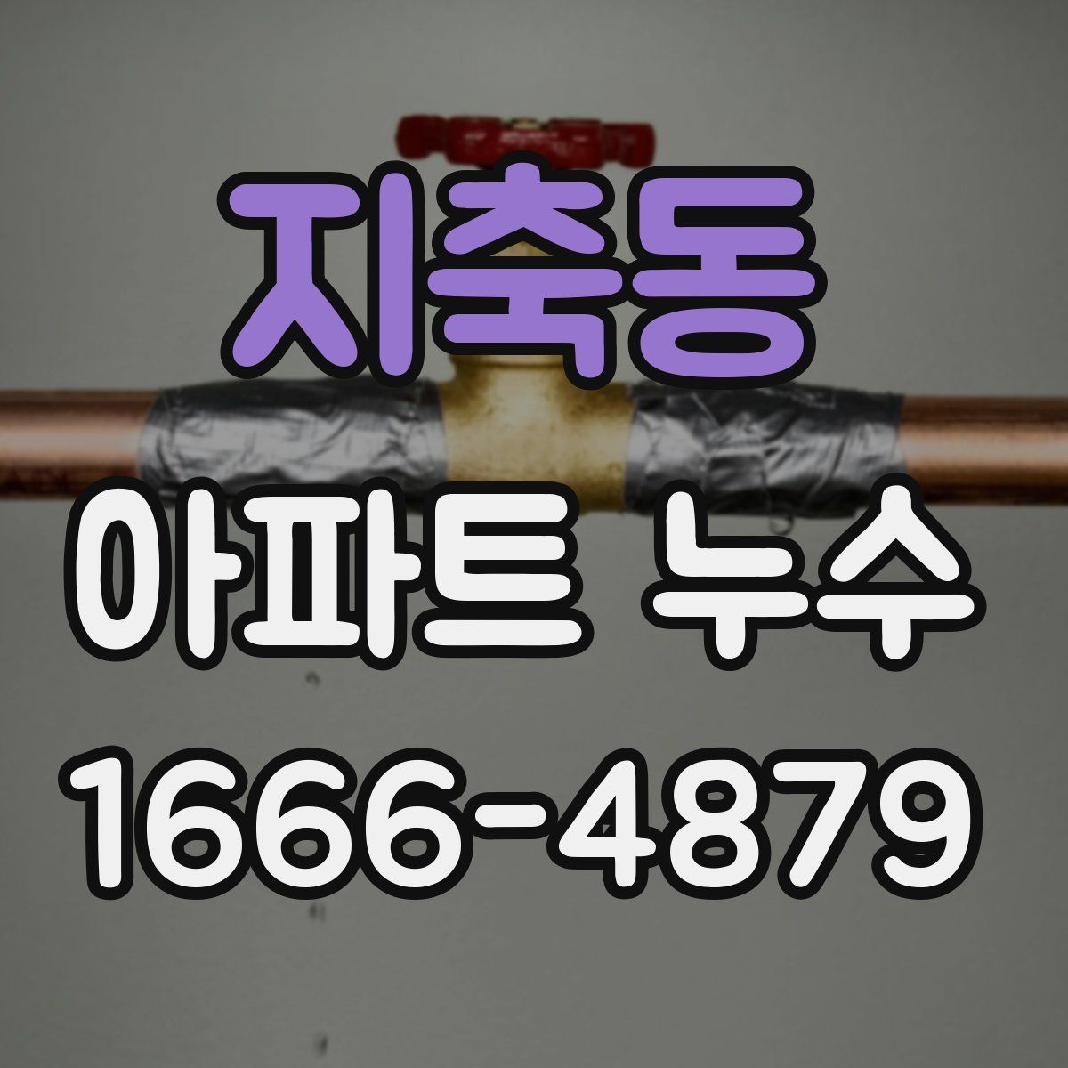 지축동 아파트 누수
