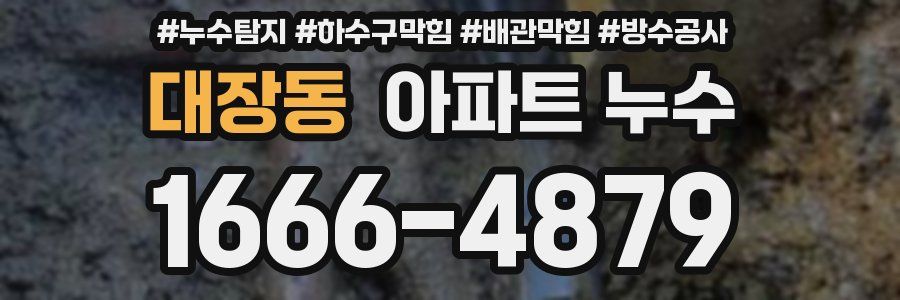 대장동 아파트 누수