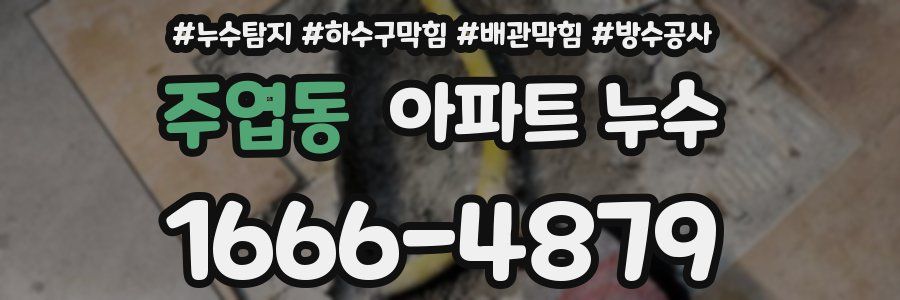주엽동 아파트 누수
