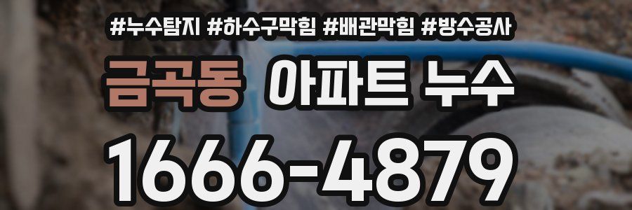 금곡동 아파트 누수
