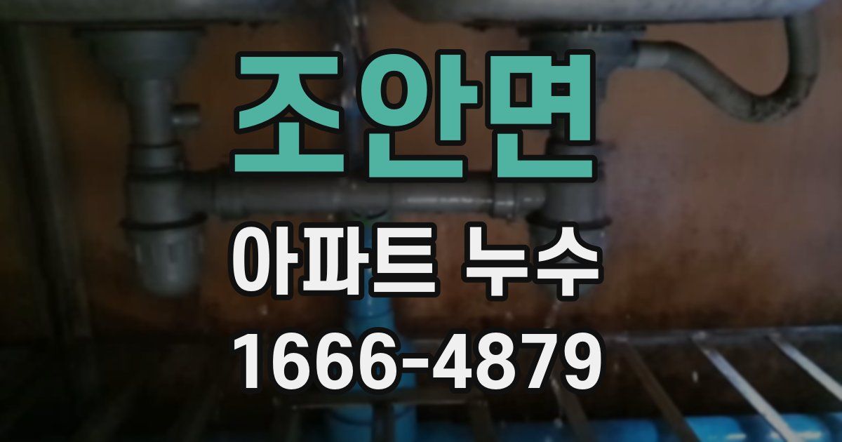조안면 아파트 누수