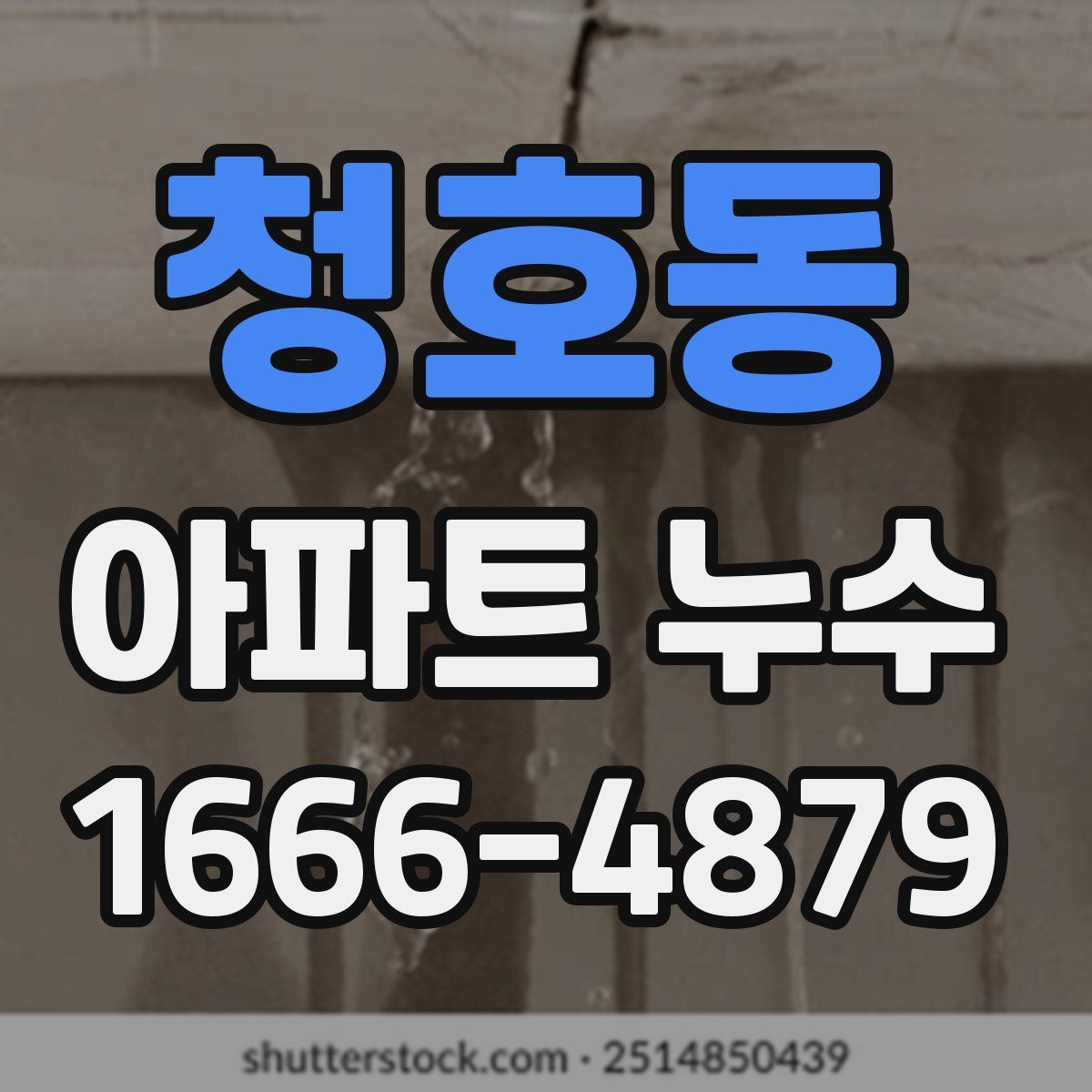 청호동 아파트 누수