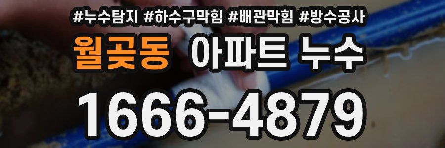 월곶동 아파트 누수