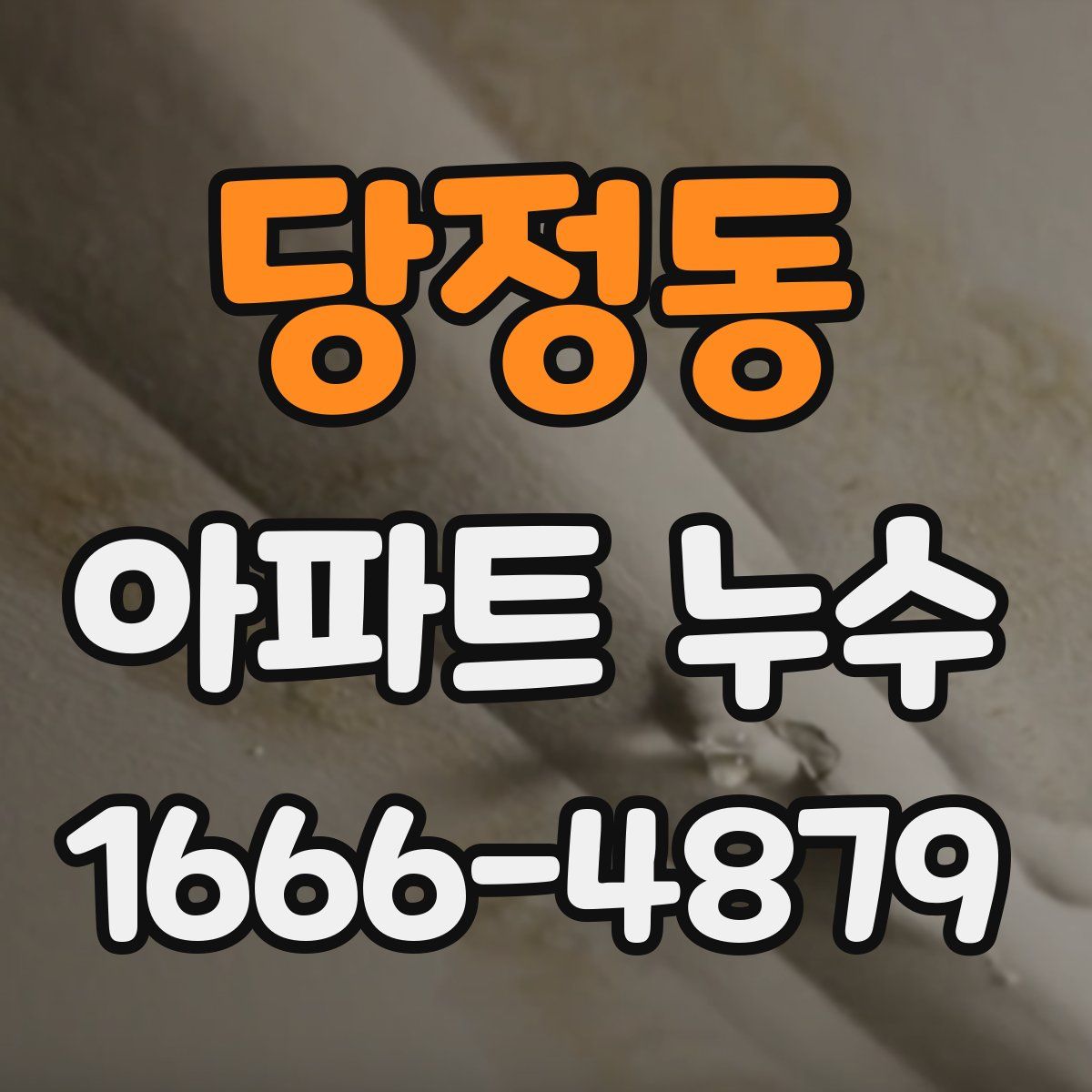 당정동 아파트 누수