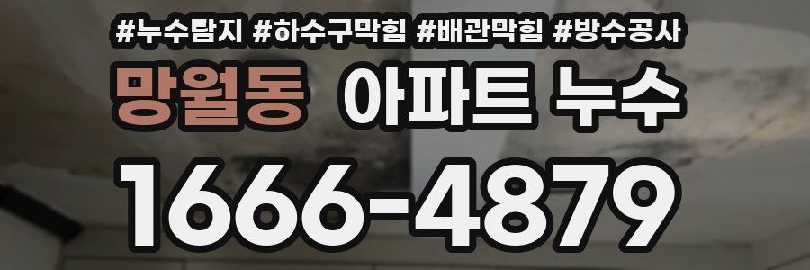 망월동 아파트 누수