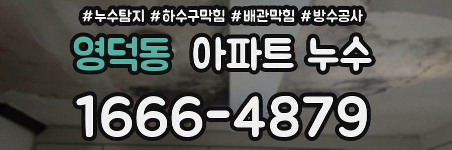 영덕동 아파트 누수