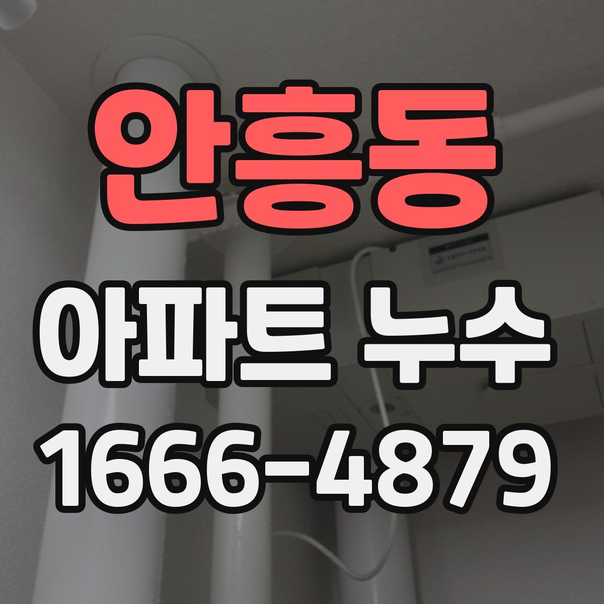 안흥동 아파트 누수
